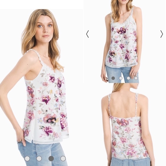 WHBM Floral Embroidered Cami. D/4/A148 - Picture 3 of 8